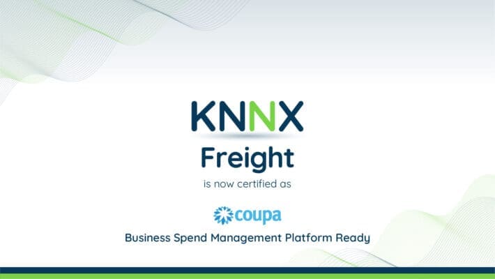 KNNX Freigth is now certified as Coupa Business Spend Management Platform